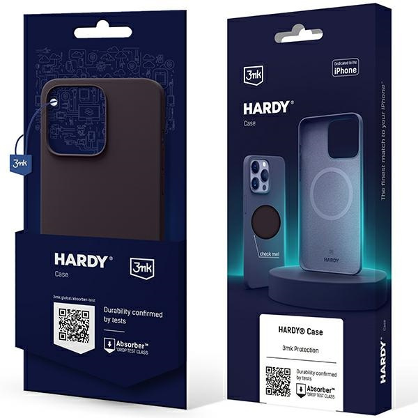3MK Hardy Case iPhone 14 Pro 6,1" fioletowy/deep purple MagSafe