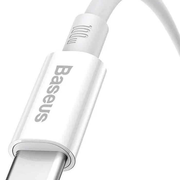 BASEUS kabel USB A do USB-C Length 100W 1,5m biały P10320102214-02