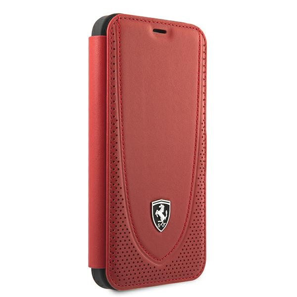 Etui FERRARI Apple iPhone 12 Pro Max Book Off Track Perforated FEOGOFLBKP12LRE Czerwony Case