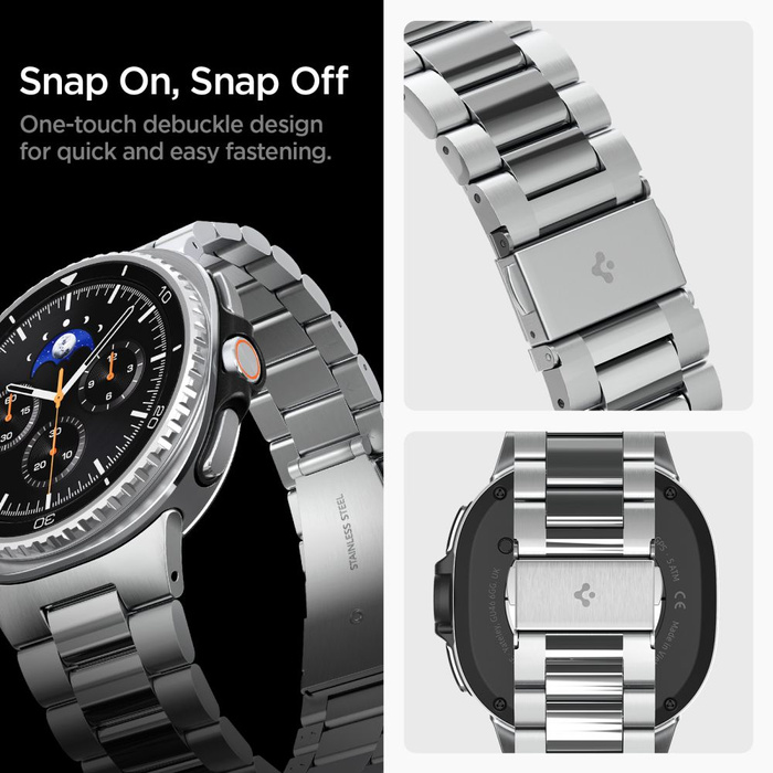 PASEK SPIGEN MODERN FIT BAND GALAXY WATCH 8 / CLASSIC (40 / 44 / 46 MM) SILVER