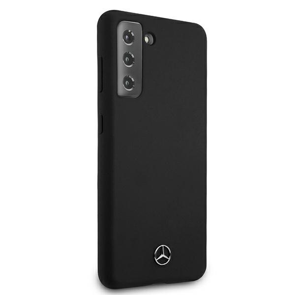 Etui MERCEDES Samsung Galaxy S21 Plus Silicone Line MEHCS21MSILBK Czarny Hardcase