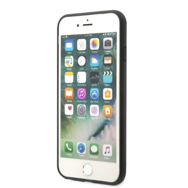 Etui KARL LAGERFELD Apple iPhone 7 8 SE 2020 SE 2022 Saffiano Ikonik Karl&Choupette Head Czarny Hardcase