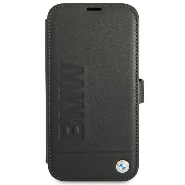 Etui BMW Apple iPhone 13 Mini Book Signature Czarny Case