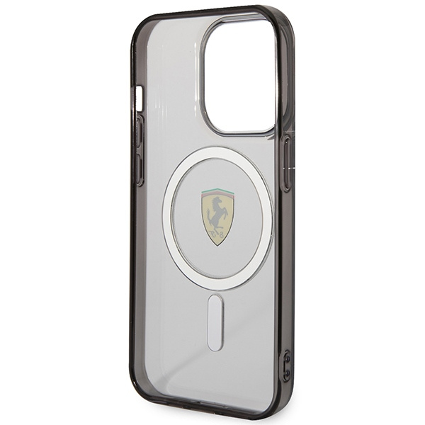 Etui Ferrari FEHMP14XURKT iPhone 14 Pro Max 6.7" przezroczysty/transparent hardcase Outline Magsafe Case