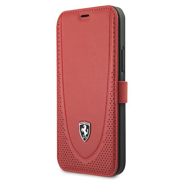 Etui FERRARI Apple iPhone 12 Pro Max Book Off Track Perforated FEOGOFLBKP12LRE Czerwony Case