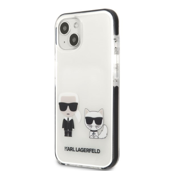 Etui Karl Lagerfeld Klhcp13stpekcw iPhone 13 Mini 5,4" Hardcase Biały/white Karl&choupette Case