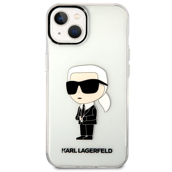 Etui KARL LAGERFELD Apple iPhone 14 Plus IML NFT Ikonik Bezbarwny Hardcase