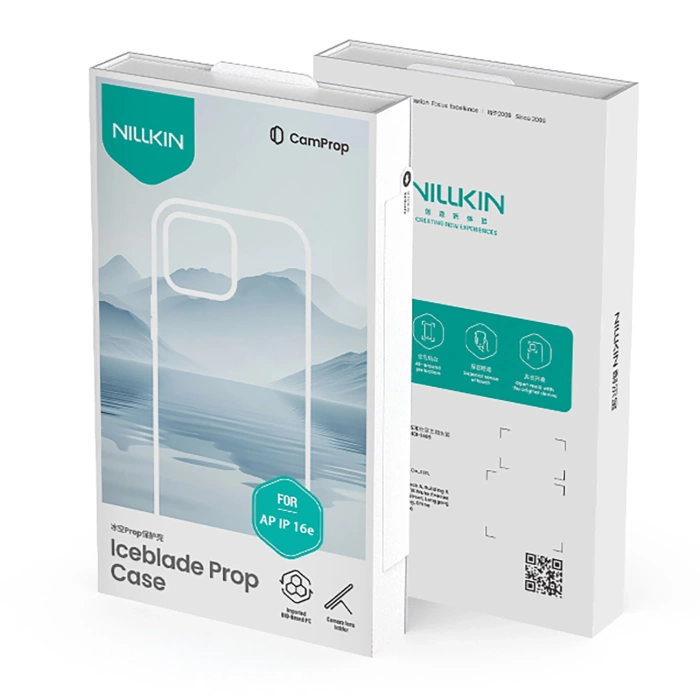 Etui Nillkin iPhone 16e Iceblade Prop Magnetic z osłoną na aparat i podstawką Zielone