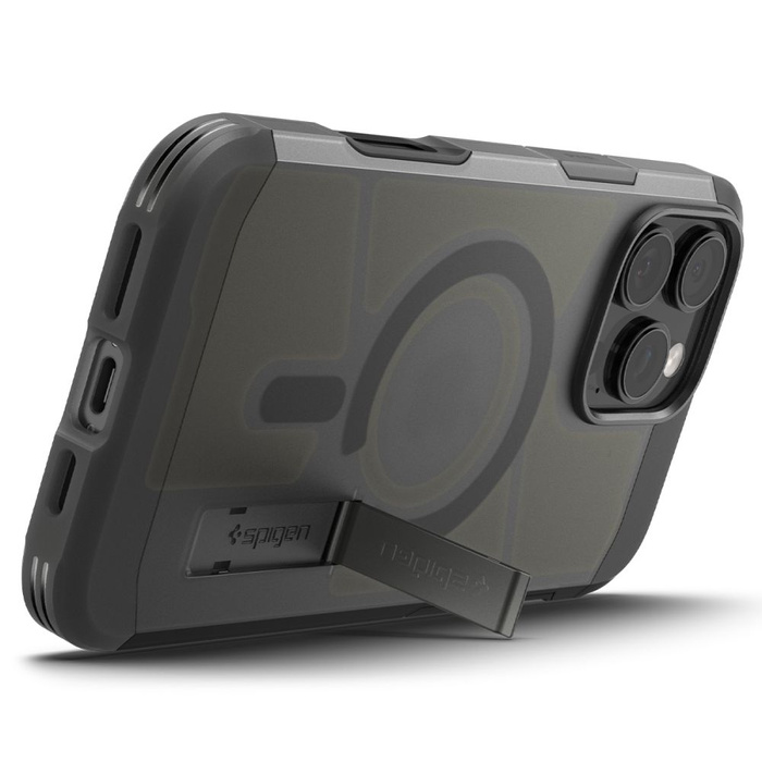 ETUI SPIGEN IPHONE 16 PRO MAX TOUGH ARMOR ”T” MAG MAGSAFE FROST BLACK