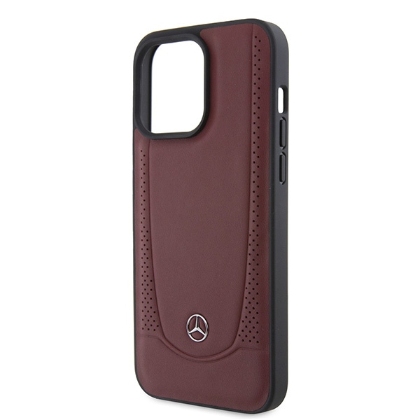 Etui Mercedes MEHCP15LARMRE iPhone 15 Pro 6.1" czerwony/red hardcase Leather Urban Bengale Case