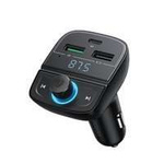 Ugreen Transmiter FM Bluetooth 5.0 ładowarka samochodowa MP3 3x USB TF micro SD 4,8 A czarny (CD229)