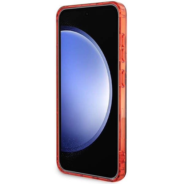 Etui AMG AMHMS24S23HBCK Galaxy S24 S921 czarny/black hardcase Transparent Bicolor MagSafe Case