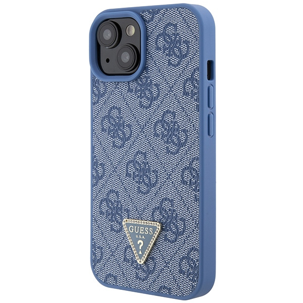 Etui Guess GUHCP15SP4TDSCPB iPhone 15 6.1" niebieski/blue hardcase Crossbody 4G Metal Logo Case