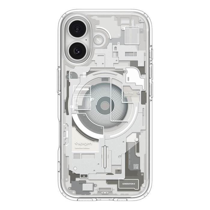 ETUI SPIGEN IPHONE 17 ULTRA HYBRID MAG MAGSAFE ZERO ONE NATURAL TITANIUM