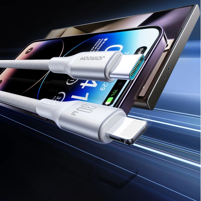 Kabel Joyroom S-A28 Flash Series 30W USB-C - Lightning 2m - biały