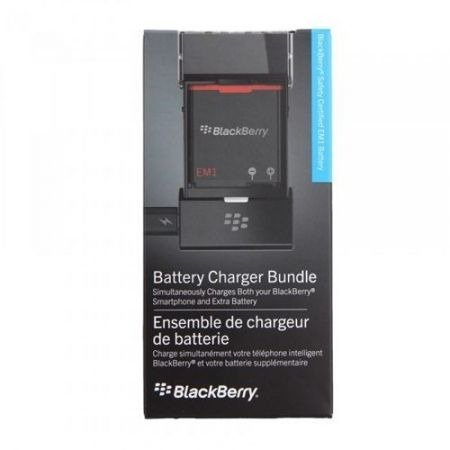 Bateria + Ładowarka Bundle BLACKBERRY 9350 9360 9370 Curve EM-1 Oryginalna 1000mAh Nowa