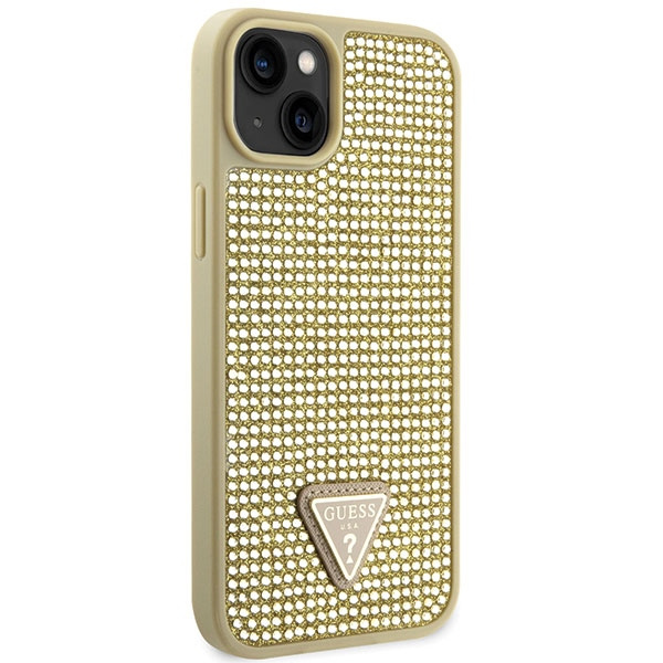 Etui Guess GUHCP14SHDGTPD iPhone 14 6.1" złoty/gold hardcase Rhinestone Triangle Case