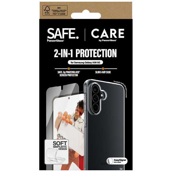 Zestaw ochronny CARE by PanzerGlass       Fashion 2w1 Etui+Szkło do Samsung Galaxy A56 5G