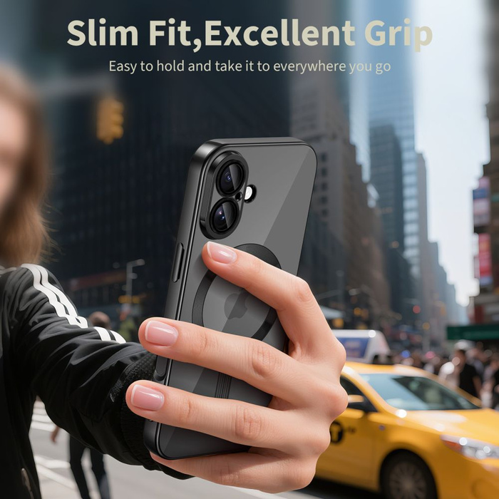 ETUI TECH-PROTECT IPHONE 17 MAGFLEX MAGSAFE SHINY CZARNE