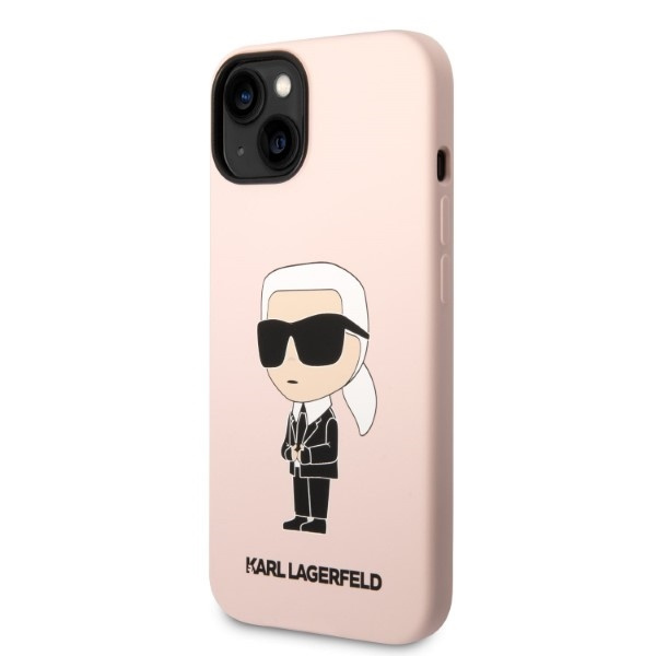 Etui Karl Lagerfeld Klhmp14ssnikbcp Iphone 14 6,1" Hardcase Różowy/pink Silicone Ikonik Magsafe Case
