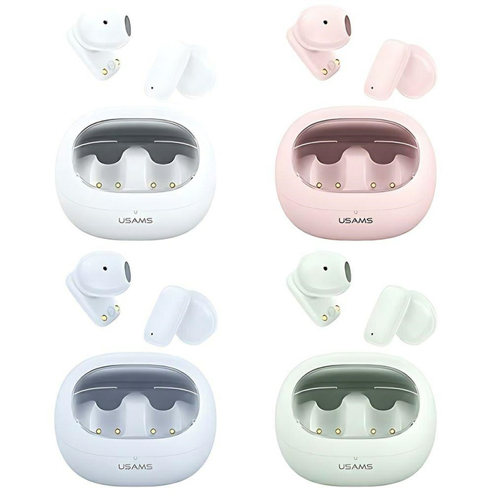 USAMS Słuchawki Bluetooth 5.3 TWS TD Series bezprzewodowe zielony/green BHUTD04 (TD22)