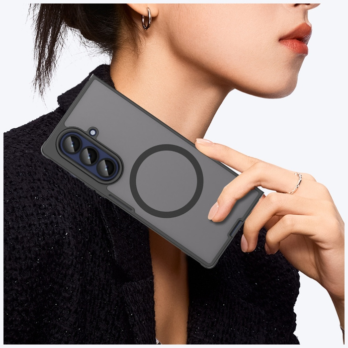 Etui Beline MagSafe do Samsung Galaxy Z  Fold7 czarny