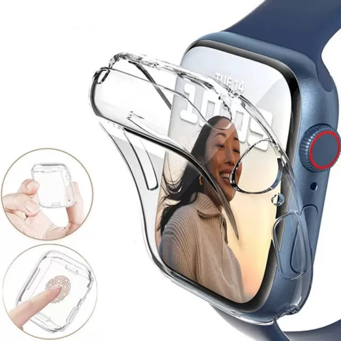 Etui Ultra Clear Watch Case na Apple Watch 44 mm (Series 4/5/6/SE) - przezroczyste