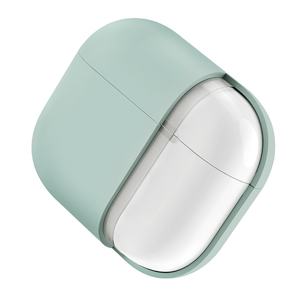UNIQ etui Lino AirPods Pro 2 gen Silicone miętowy/mint green