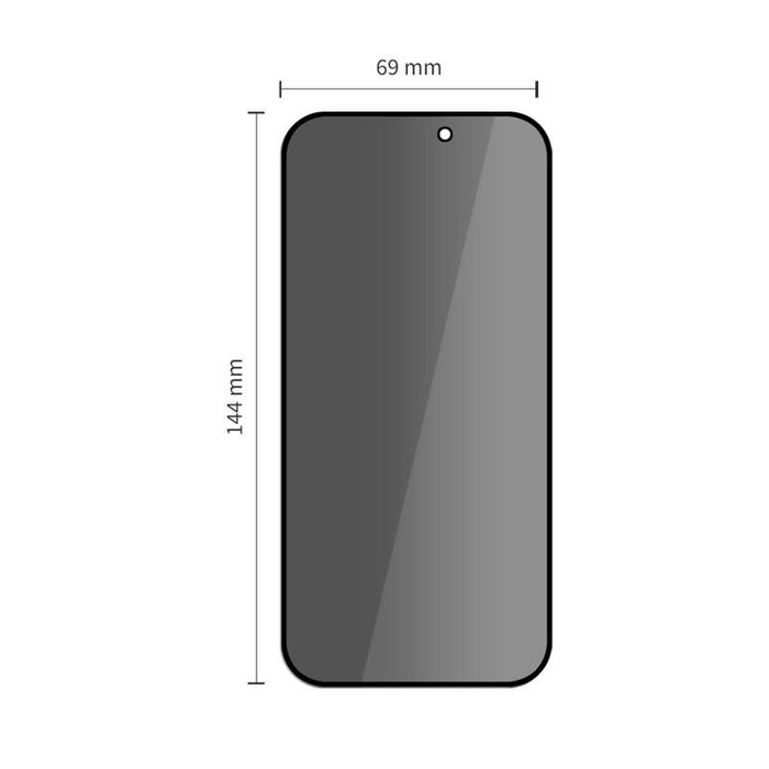 SZKŁO PRYWATYZUJĄCE TECH-PROTECT IPHONE 14 PRO QUICK SET SPY+ 2-PACK  PRIVACY