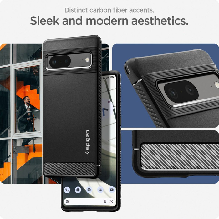Etui Spigen Rugged Armor Google Pixel 7 Matte Black
