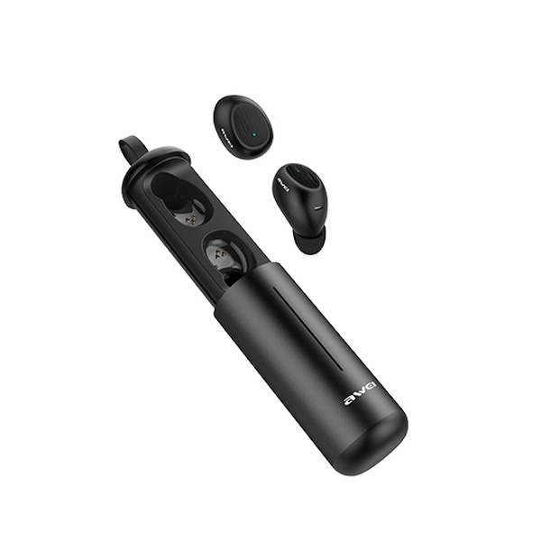 Słuchawki AWEI Bluetooth 5.0 T55 TWS Stacja Dokująca Czarny