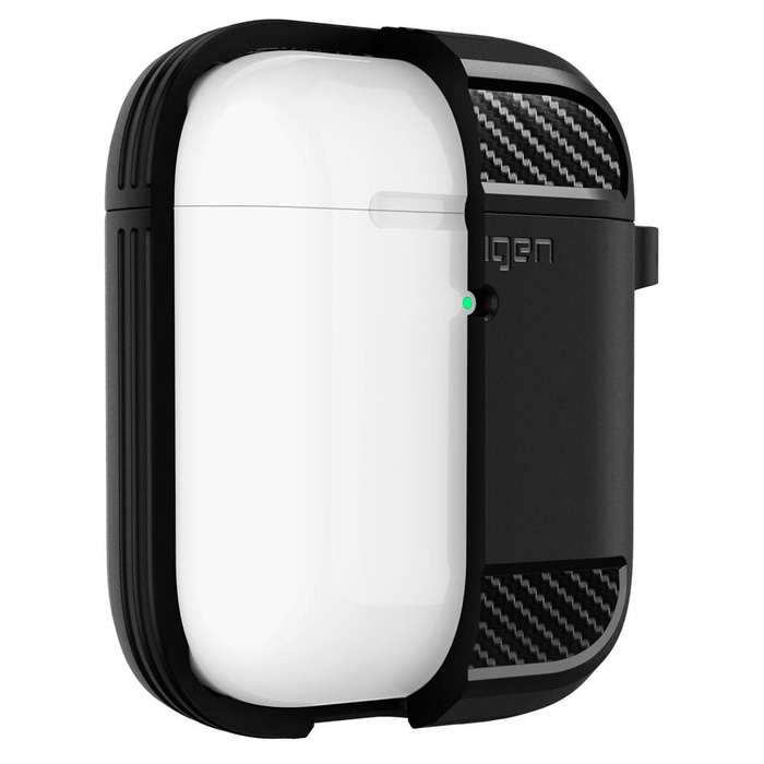 Etui SPIGEN Rugged Armor Apple Airpods Black Czarne Case
