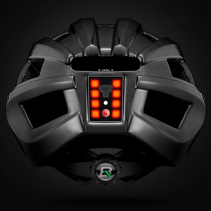 Kask rowerowy Rockbros z wbudowaną lampką - różowy