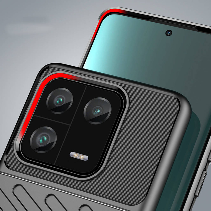 Etui Thunder Case etui do Xiaomi 13 Pro silikonowy pancerny pokrowiec czarne Case