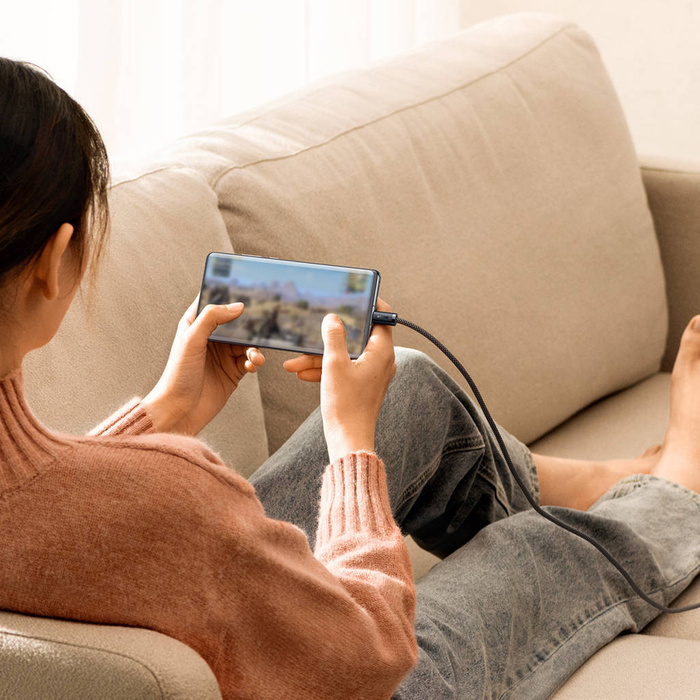 Baseus Dynamic Series kabel USB - USB Typ C 100W 2m szary (CALD000716)