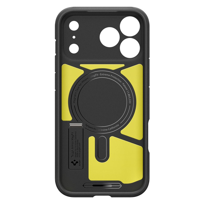 ETUI SPIGEN IPHONE 17 PRO MAX TOUGH ARMOR ”T” MAG MAGSAFE GUNMETAL