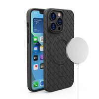 Etui Plecione etui MagSafe Woven Case do iPhone 15 Pro - czarne Case