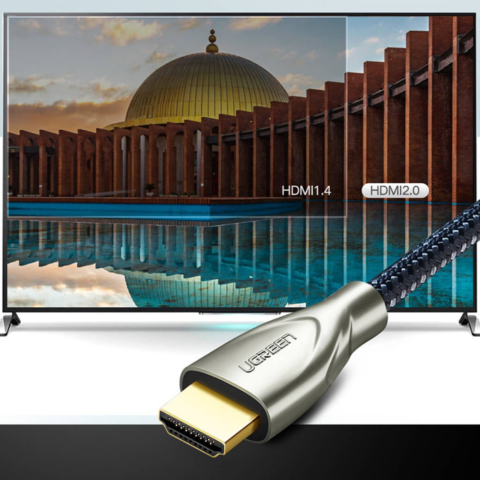 Ugreen kabel przewód HDMI 2.0 4K 60Hz 1m szary (HD131)