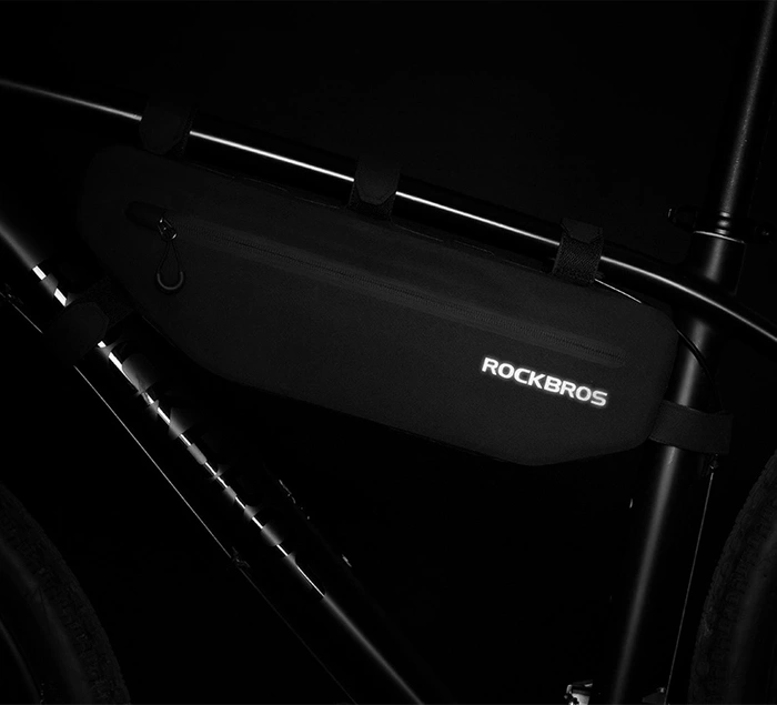 Sakwa rowerowa Rockbros AS-043 na rzepy 3l - czarna