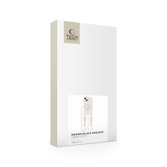 TECH-PROTECT MAGNECKLACE MAGSAFE IPHONE 13 COSMIC LATTE