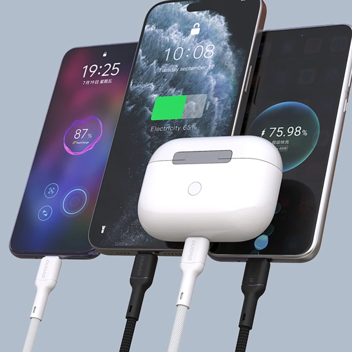 Kabel Dudao L9C 65W USB-C - USB-C 1m - czarny