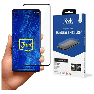 Szkło hartowane 3MK HardGlass Max Lite do Xiaomi Redmi Note 13 Pro+ czarny