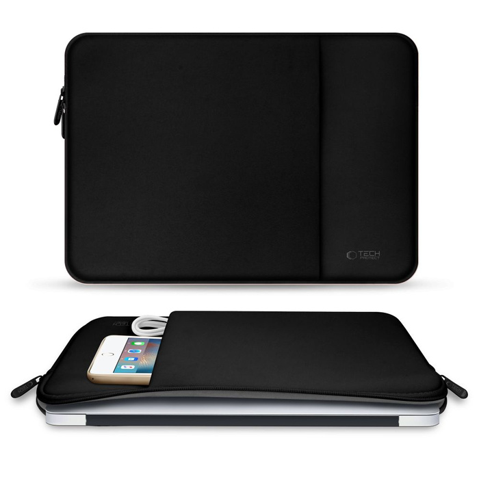 Etui TECH-PROTECT Neopren Laptop 15-16 Black Czarne Case