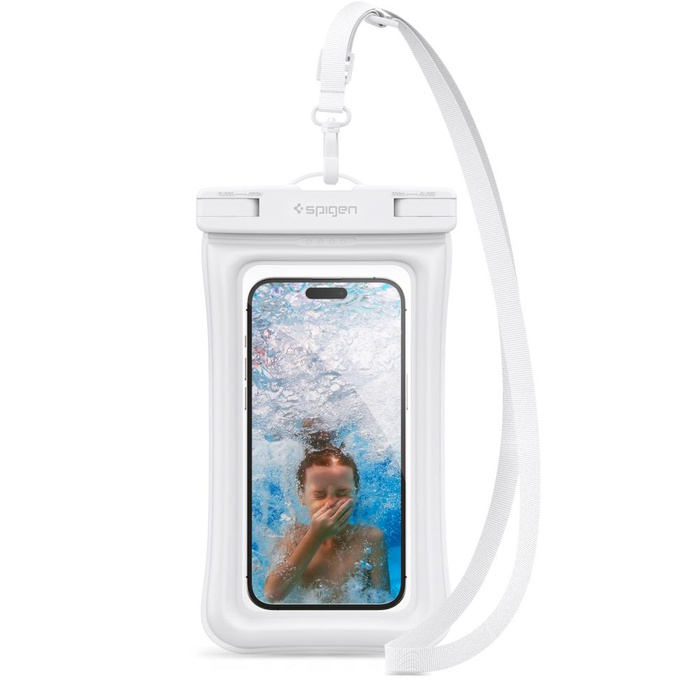 Etui Spigen A610 Universal Waterproof Float Case White Case