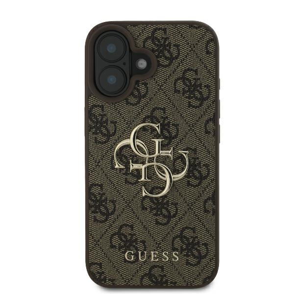Etui Guess iPhone 16 Plus 6.7" brązowy/brown hardcase 4G Big Logo