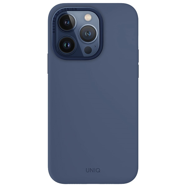 Etui UNIQ etui Lino Hue iPhone 15 Pro 6.1" Magclick Charging granatowy/navy blue Case