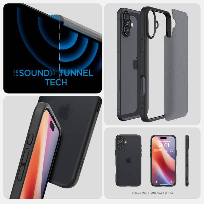 Etui iPhone 16 Spigen Ultra Hybrid Frost Black