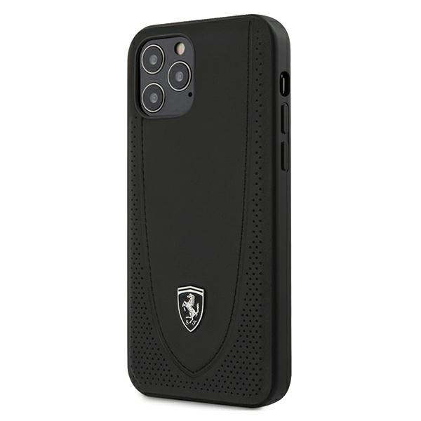 Etui FERRARI Apple iPhone 12 12 Pro 6,1 Off Track Perforated FEOGOHCP12MBK Czarny Hardcase