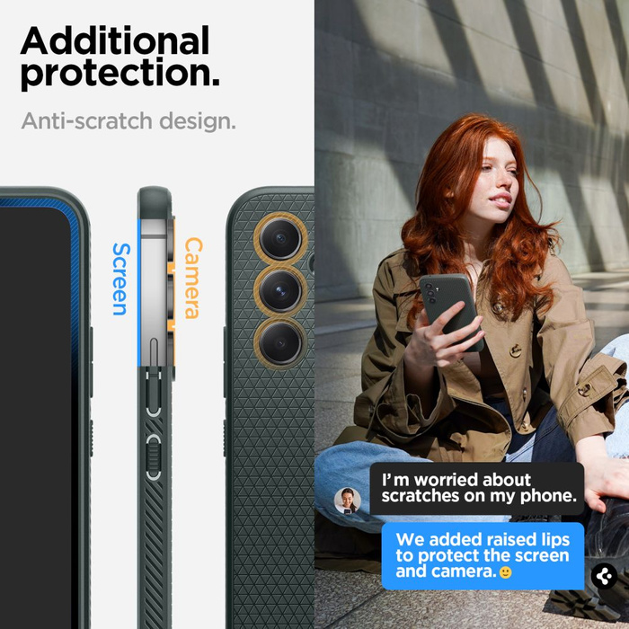 Etui SPIGEN Liquid Air Galaxy A54 5G Abyss Green