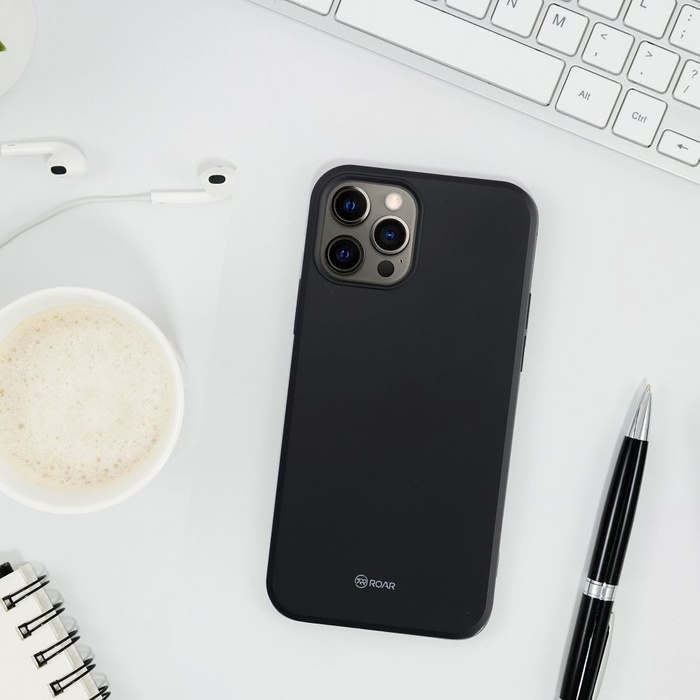 Futerał Roar Colorful Jelly Case - do iPhone 16 Czarny